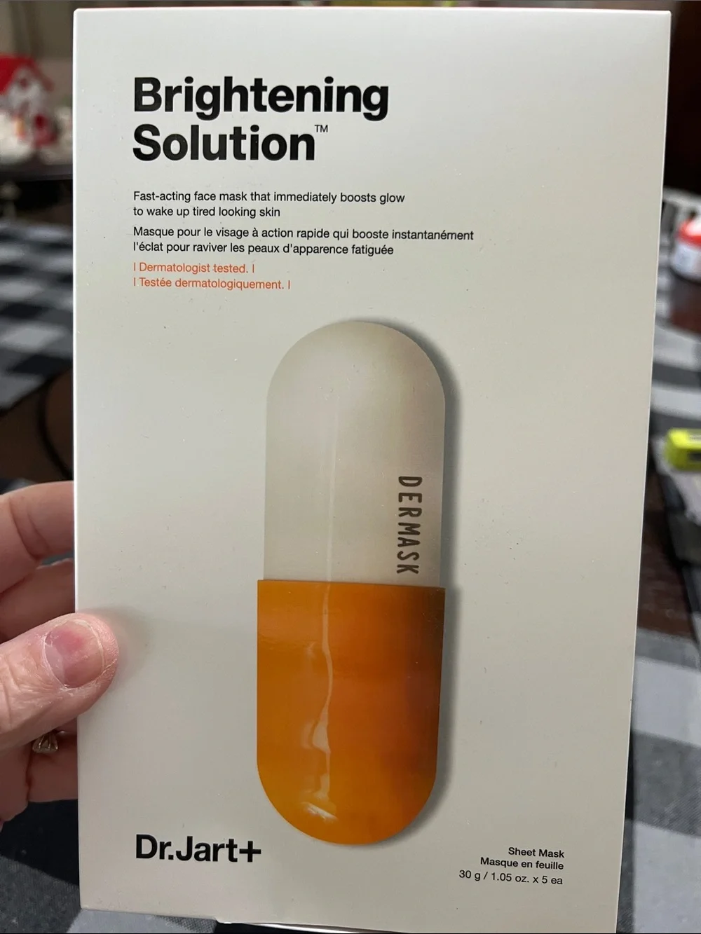 New Dr. Jart+ Brightening Solution Sheet Mask – 5 White & Yellow